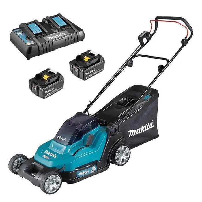 02c7e3ffeea39441 Makita 36v 43 cm DLM432PT2 DLM431PT2 Accutrimmer - Afbeelding 1