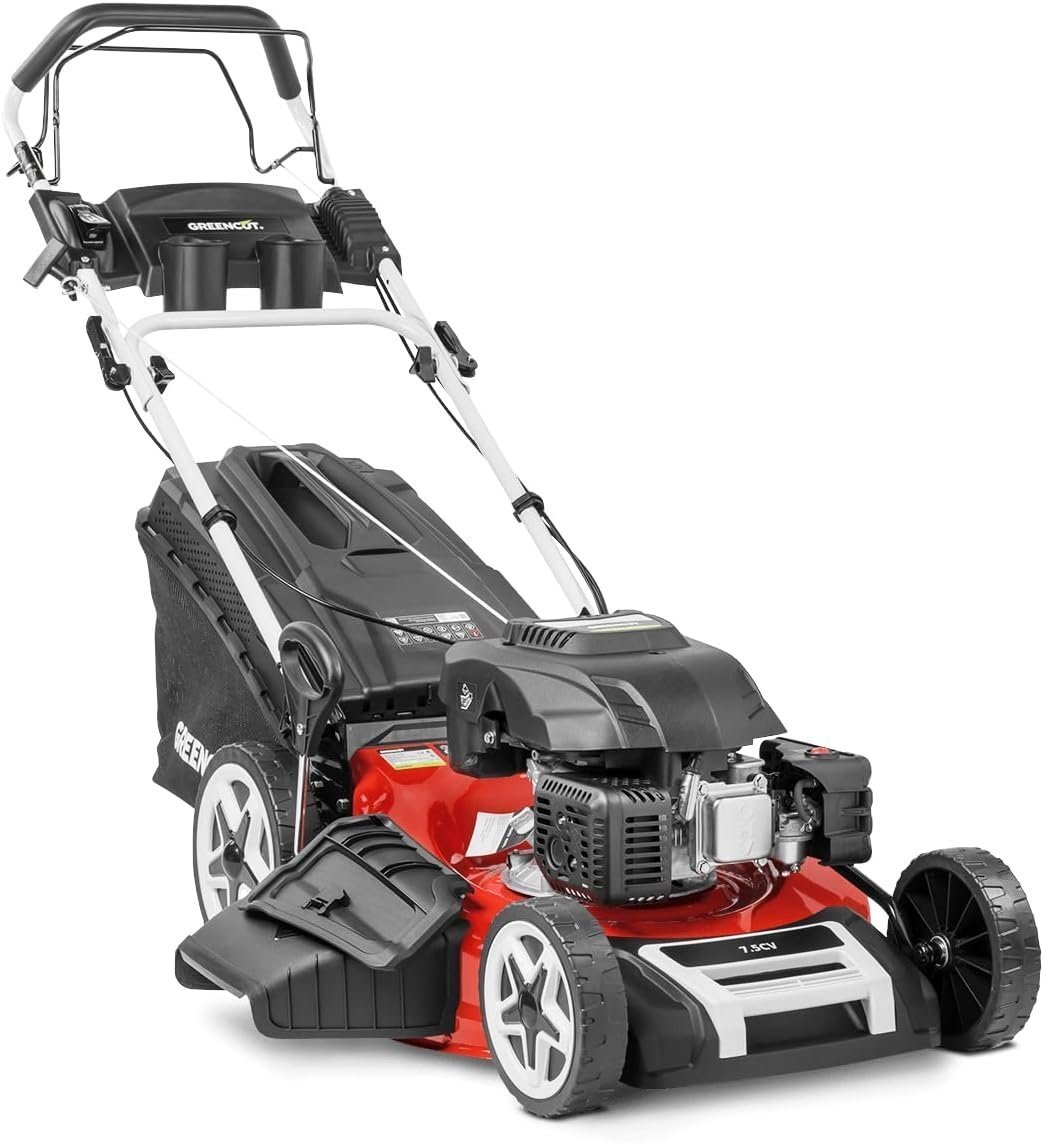 1d1bc42a-21d8-45e3-81df-7c31565a3688 Greencut GLM880X 173cc benzine grasmaaier - Afbeelding 1