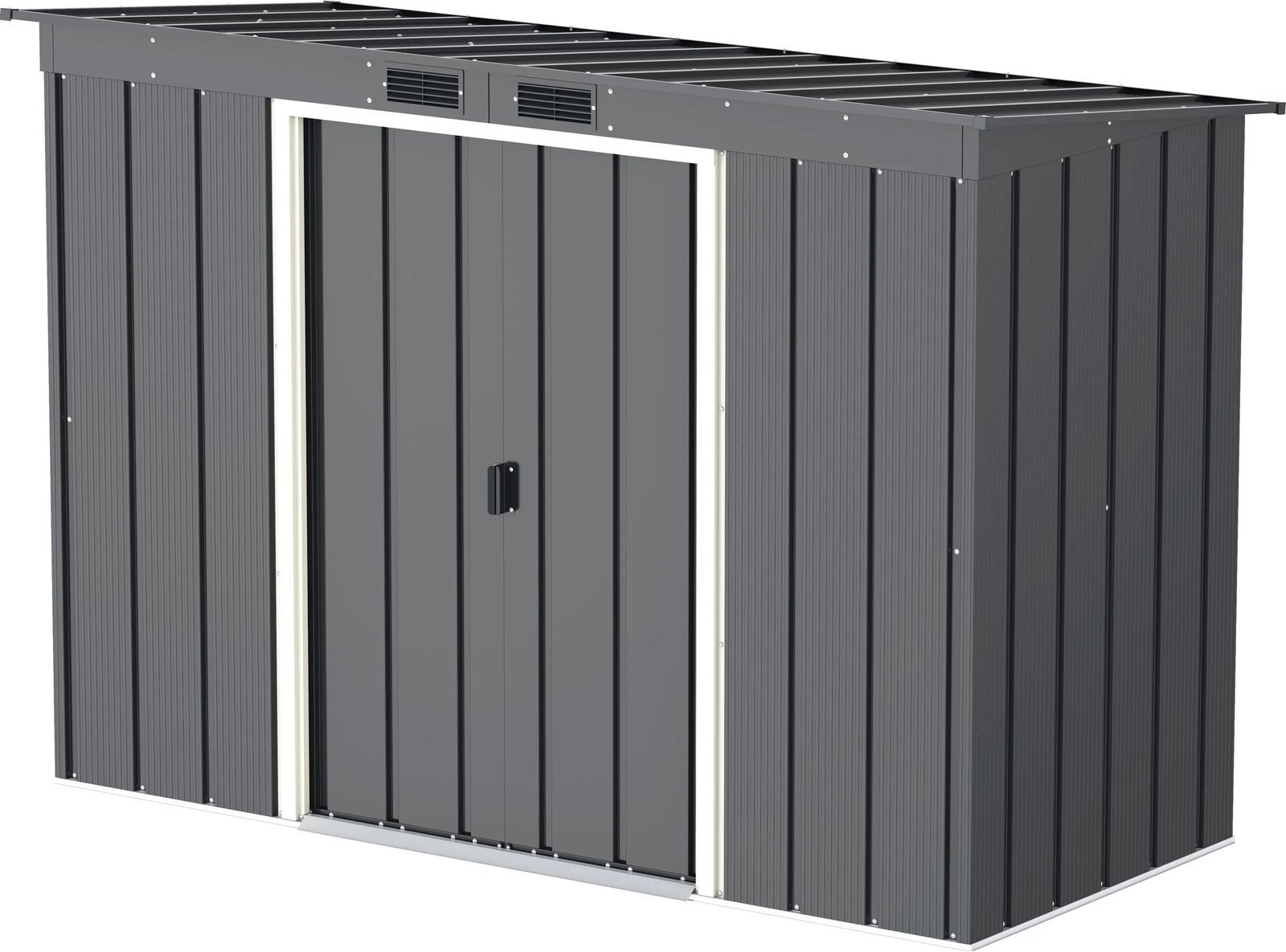 438 Duramax ECO Pent 8x4 Metalen Tuinhuis - Afbeelding 1
