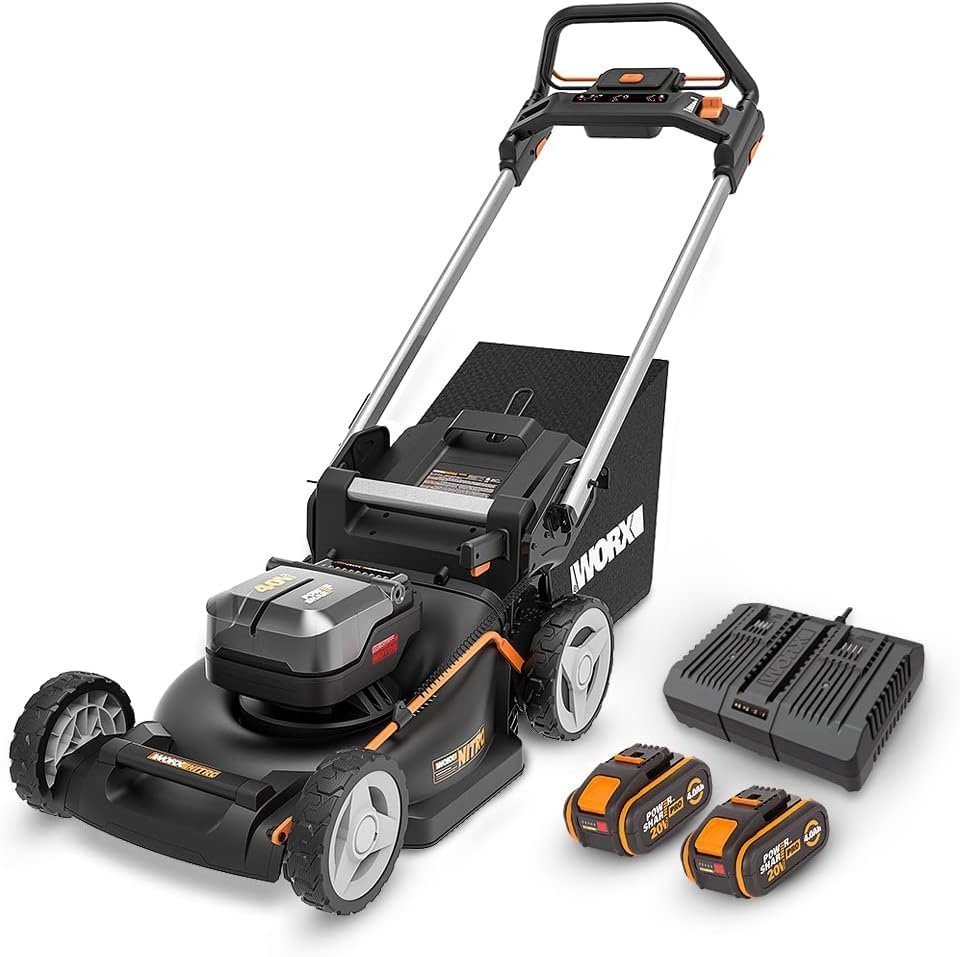 61txH7Y6nBL._AC_SL1000_ Accu zelfrijdende grasmaaier Worx WG749E - Afbeelding 1