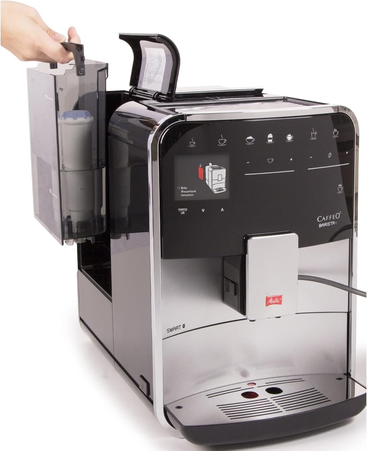 da350fc6-fc1b-46f6-ad51-e1c161fd96d6 Melitta Barista T Smart Zilver - Afbeelding 1