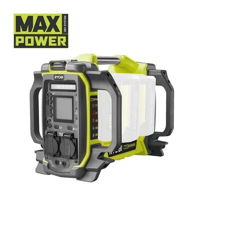 e0ea4e67-c713-4d37-b84e-3477a2c6ea7e Invertergenerator met 4 poorten 230V/1800W 36V MAX POWER™ (Zonder accu) - Afbeelding 1